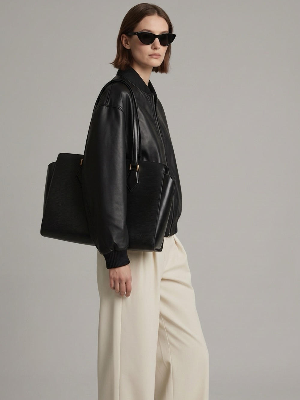 Epi-leather Louis Vuitton briefcase